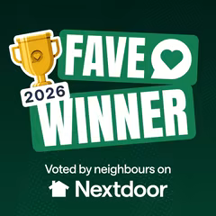 Nextdoor Fave 2026 Winner - voted by neighbours on Nextdoor